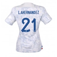 Dres Francúzsko Lucas Hernandez #21 Preč pre Ženy MS 2022 Krátky Rukáv
